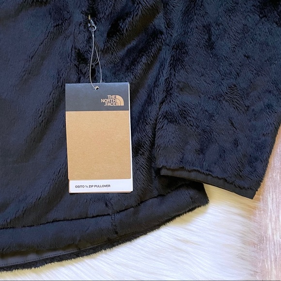 The North Face Women’s Osito Quarter Zip Black Pullover - Picture 3 of 8